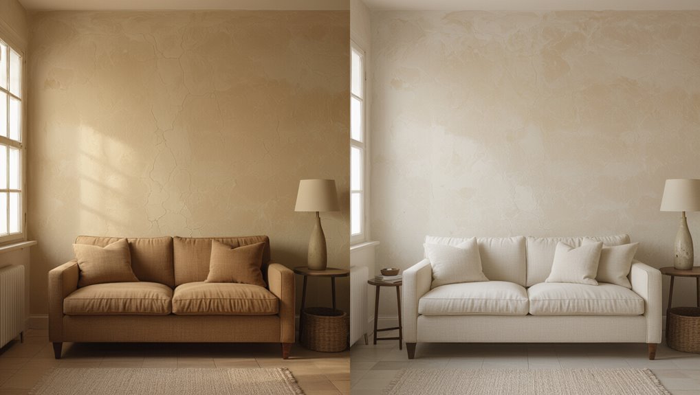 limewash texture transformation examples