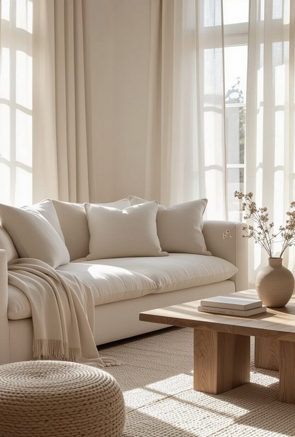 linen and cotton airy texture