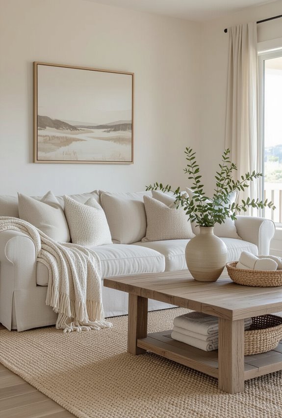 linen and cotton layered textures