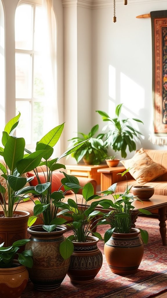lively indoor plant decor