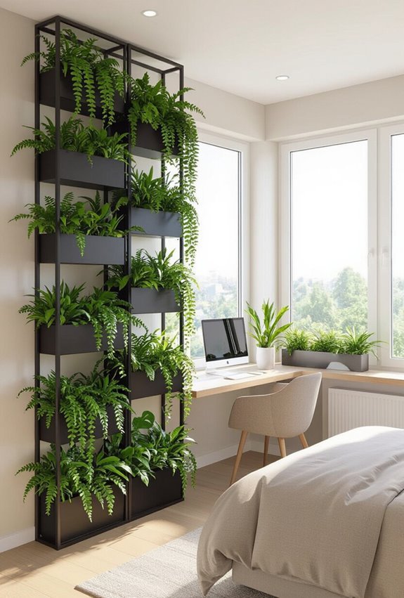 living green wall divider