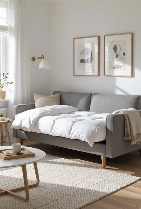 living room convertible sleep solution