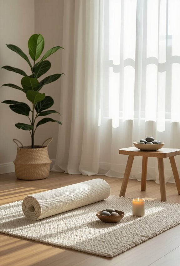 living room meditation corner