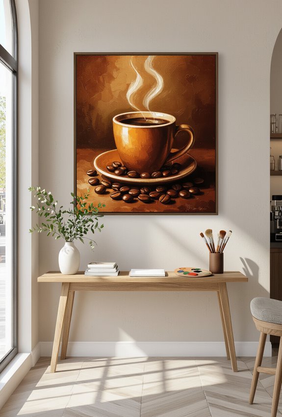 local coffee themed artist murals
