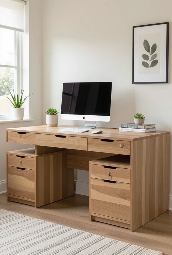 lockable storage furniture sets