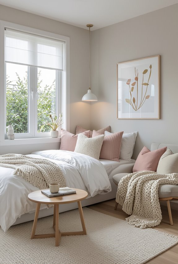 lofted modular lounge bedroom