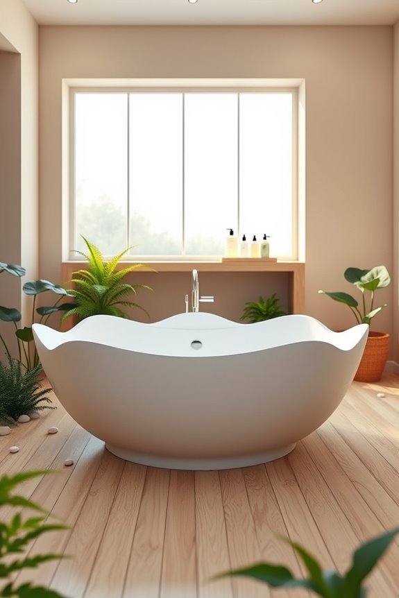 lotus inspired tranquil bathing oasis