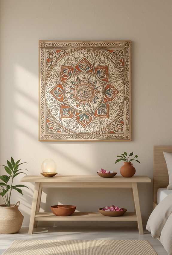 lotus mandala botanical serenity