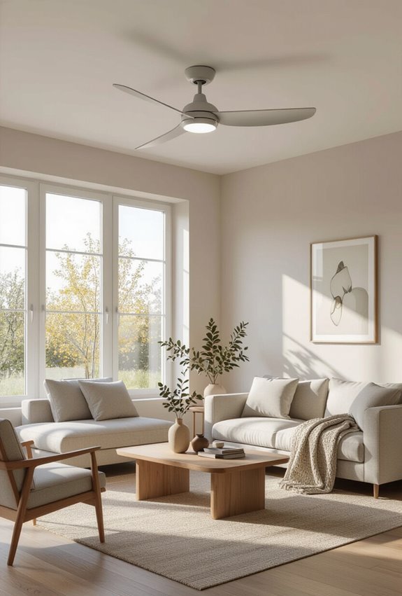 low ceiling compact quiet cooling
