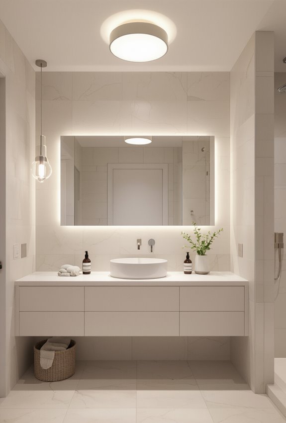 low ceiling flush mount lighting