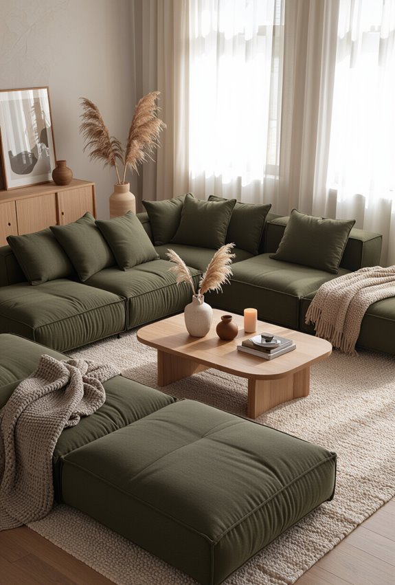 low cozy seating arrangements