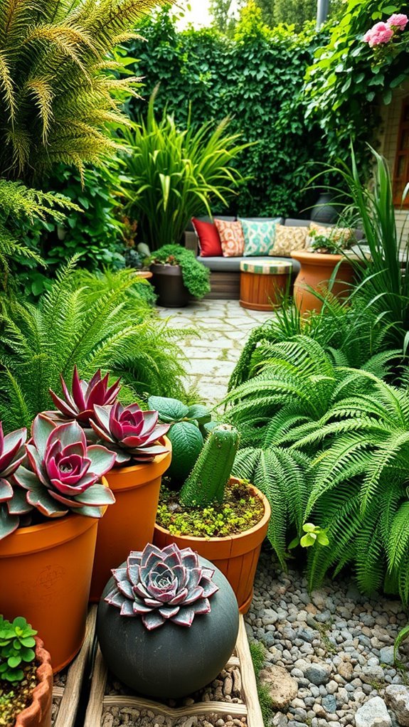 low maintenance flower garden