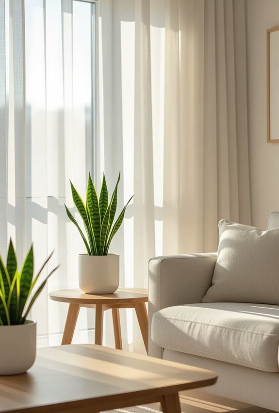 low maintenance greenery for minimalism