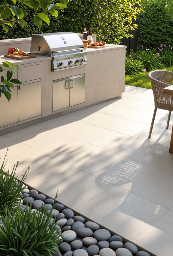 low maintenance heated patio flooring