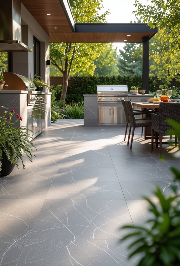 low maintenance stylish outdoor flooring