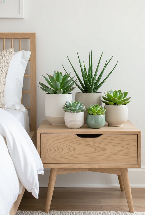 low maintenance succulents for bedroom