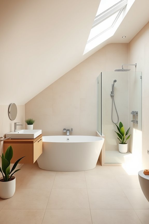 low profile fixtures enhance harmony