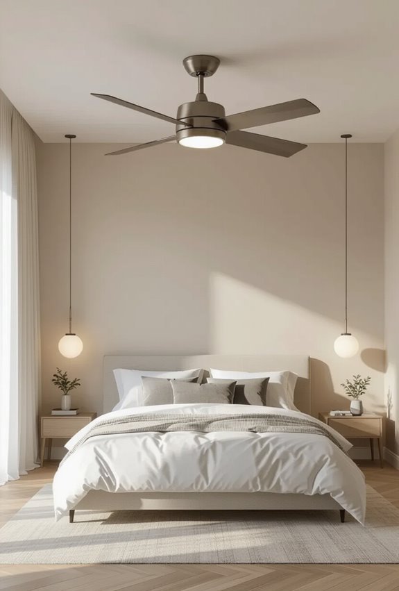 low profile flush mount fans