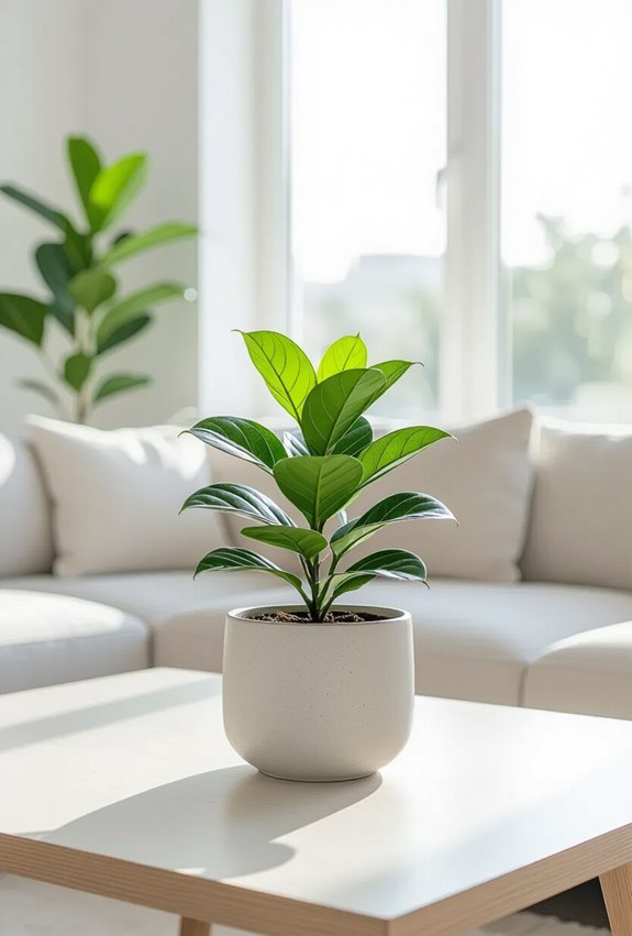 low profile fragrant table plant