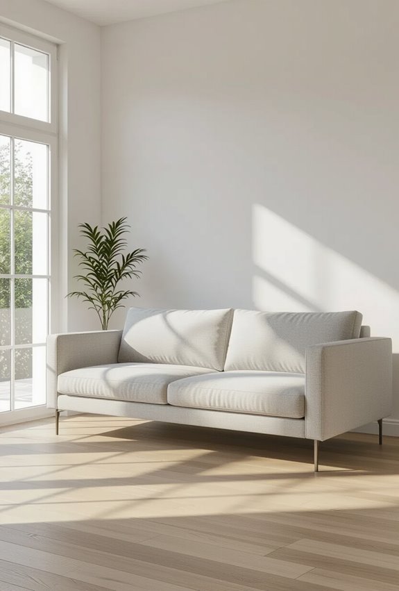low profile modular minimalist sofas