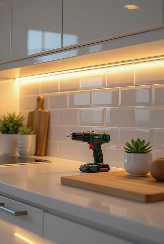 low profile under cabinet led lights