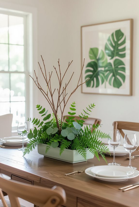 low removable lush arrangements