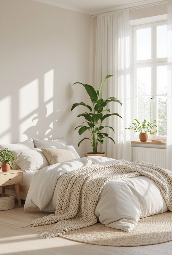 lush greenery adds warmth