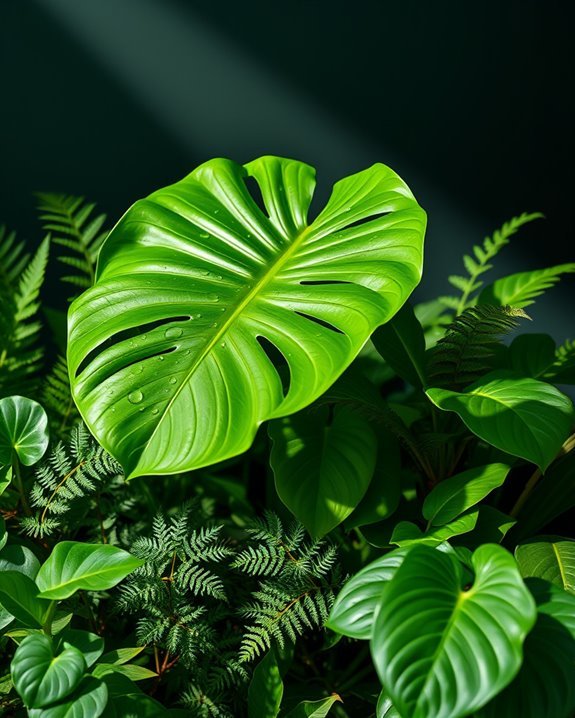 lush greenery wall art