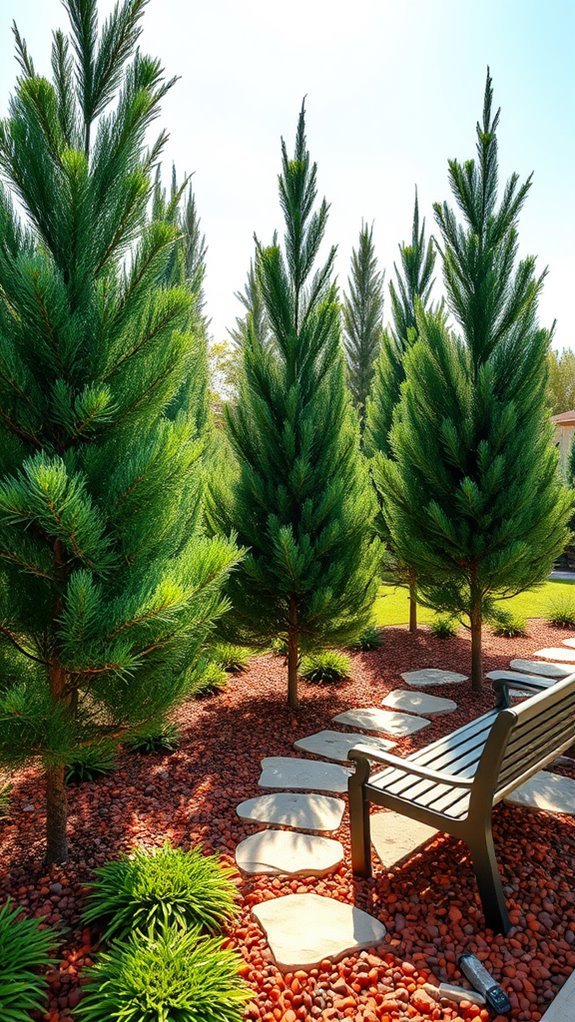 lush low maintenance outdoor texture