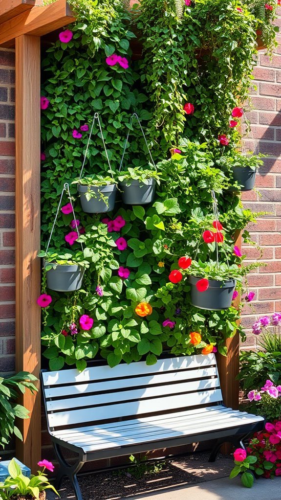 lush vertical garden benefits