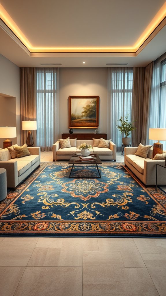 luxurious area rug options