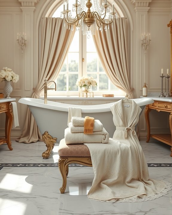 luxurious bath linen essentials