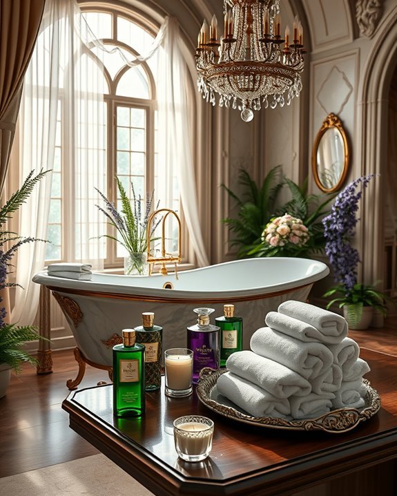 luxurious bath oils essentials