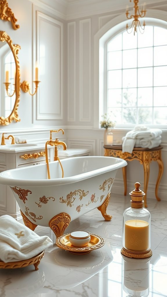 luxurious bathroom essentials collection