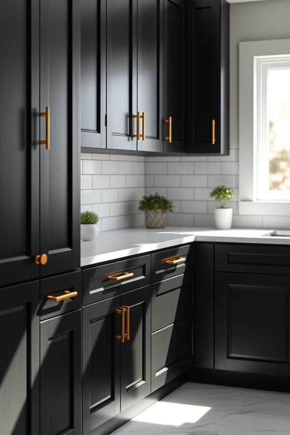 luxurious black and gold