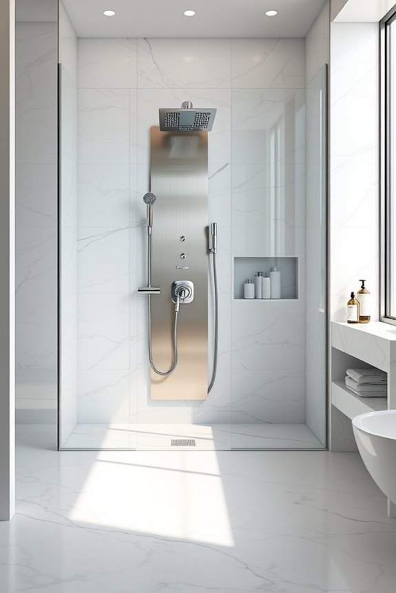 luxurious customizable shower experience