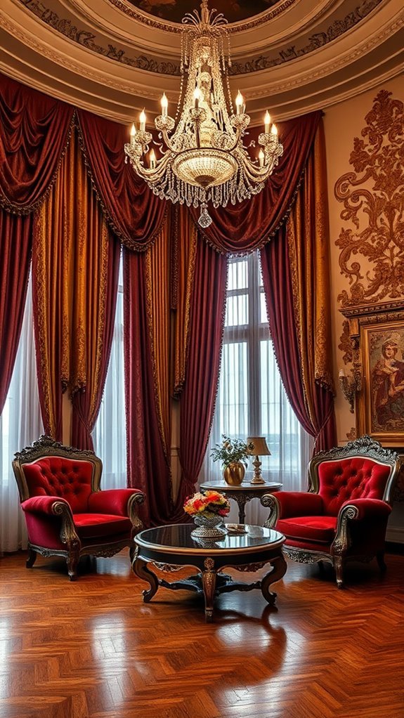 luxurious drapes for elegance