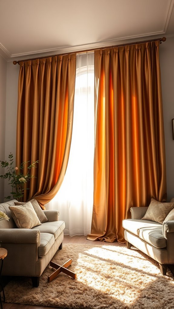 luxurious glossy silk fabrics