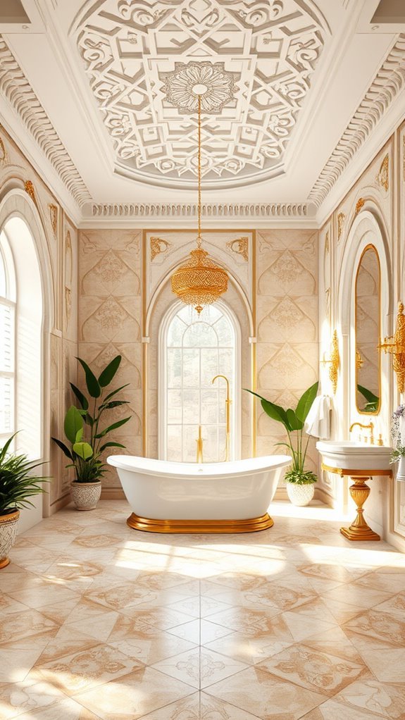 luxurious high ceilinged oasis