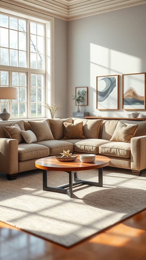 luxurious l shaped sofa comfort
