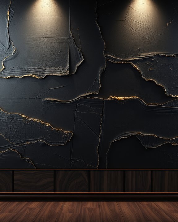 luxurious layered textures highlighted