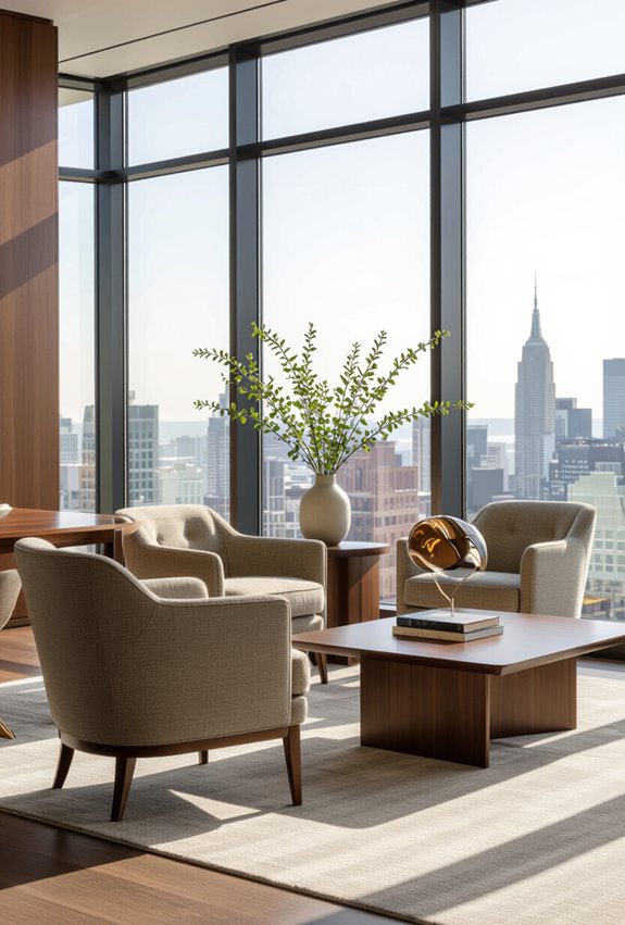 luxurious loveseat with pouf