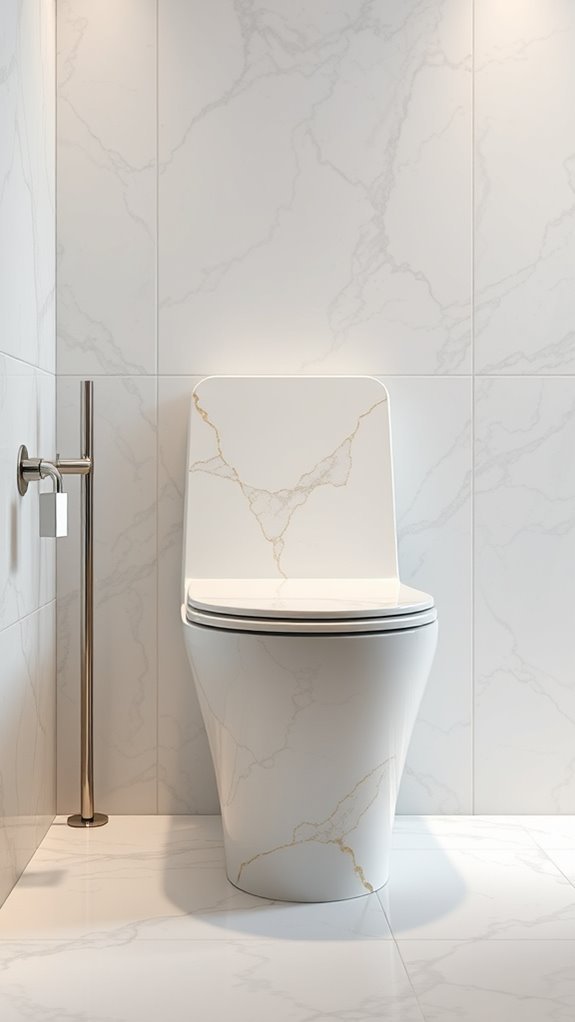 luxurious marble bar toilets