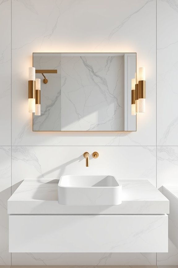 luxurious marble lighting fixtures