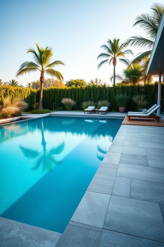 luxurious modern infinity pool