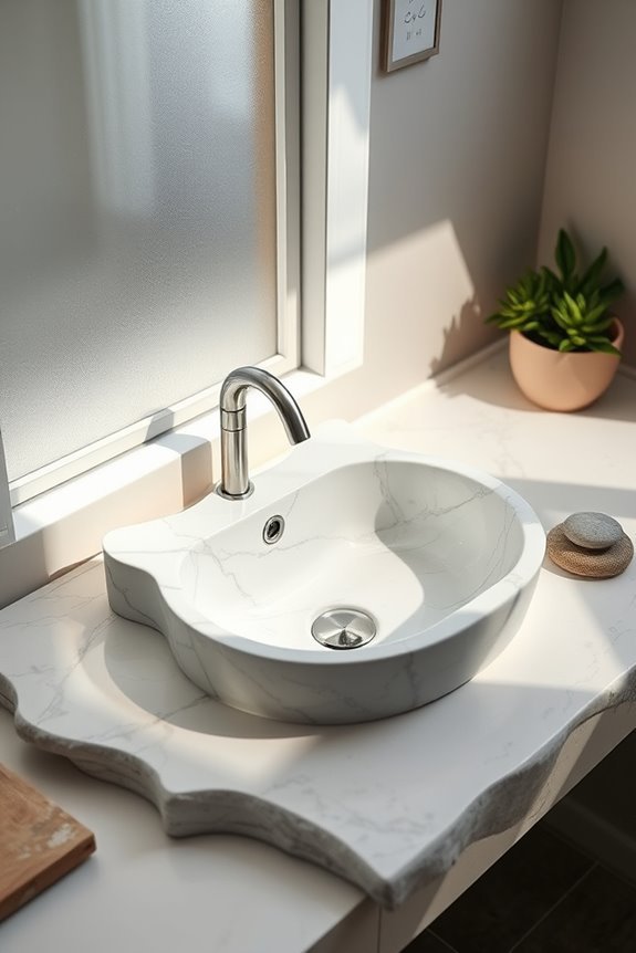luxurious natural stone sinks
