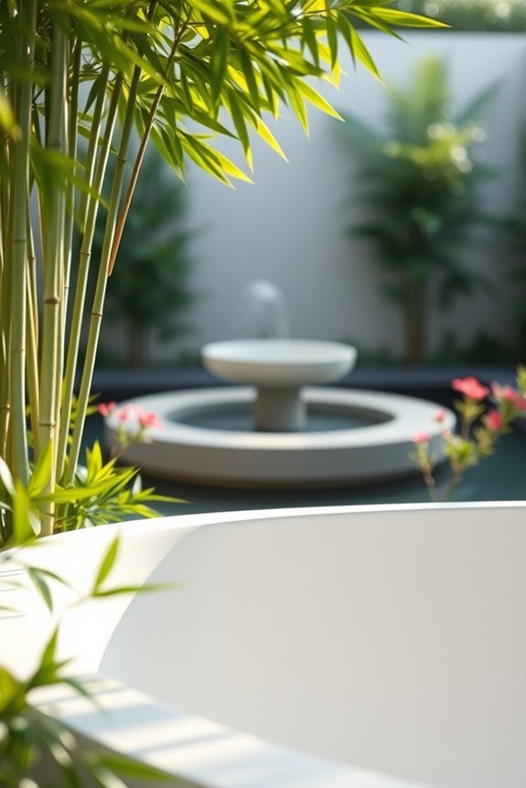 luxurious outdoor bathing experience