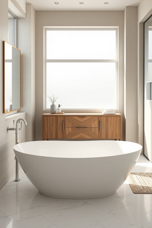luxurious statement bathtub oasis
