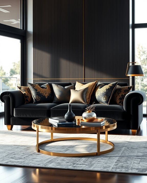 luxurious textured accent pillows