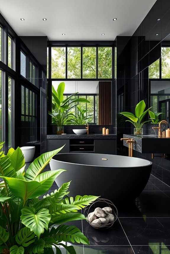 luxurious tropical bathroom design